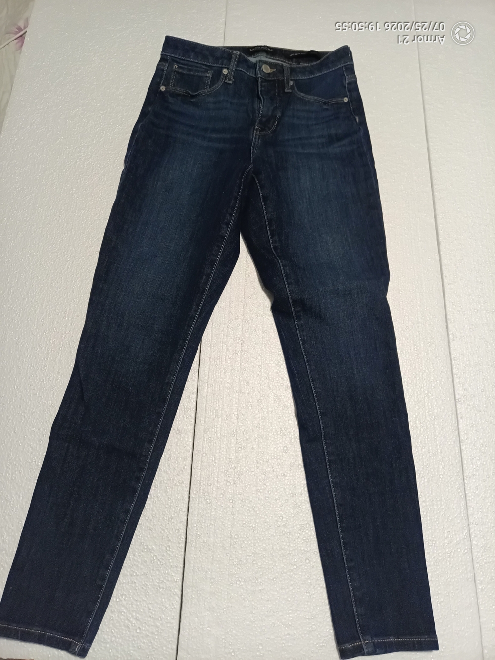 Banana Republic Skinny Jeans in Dark Blue Denim